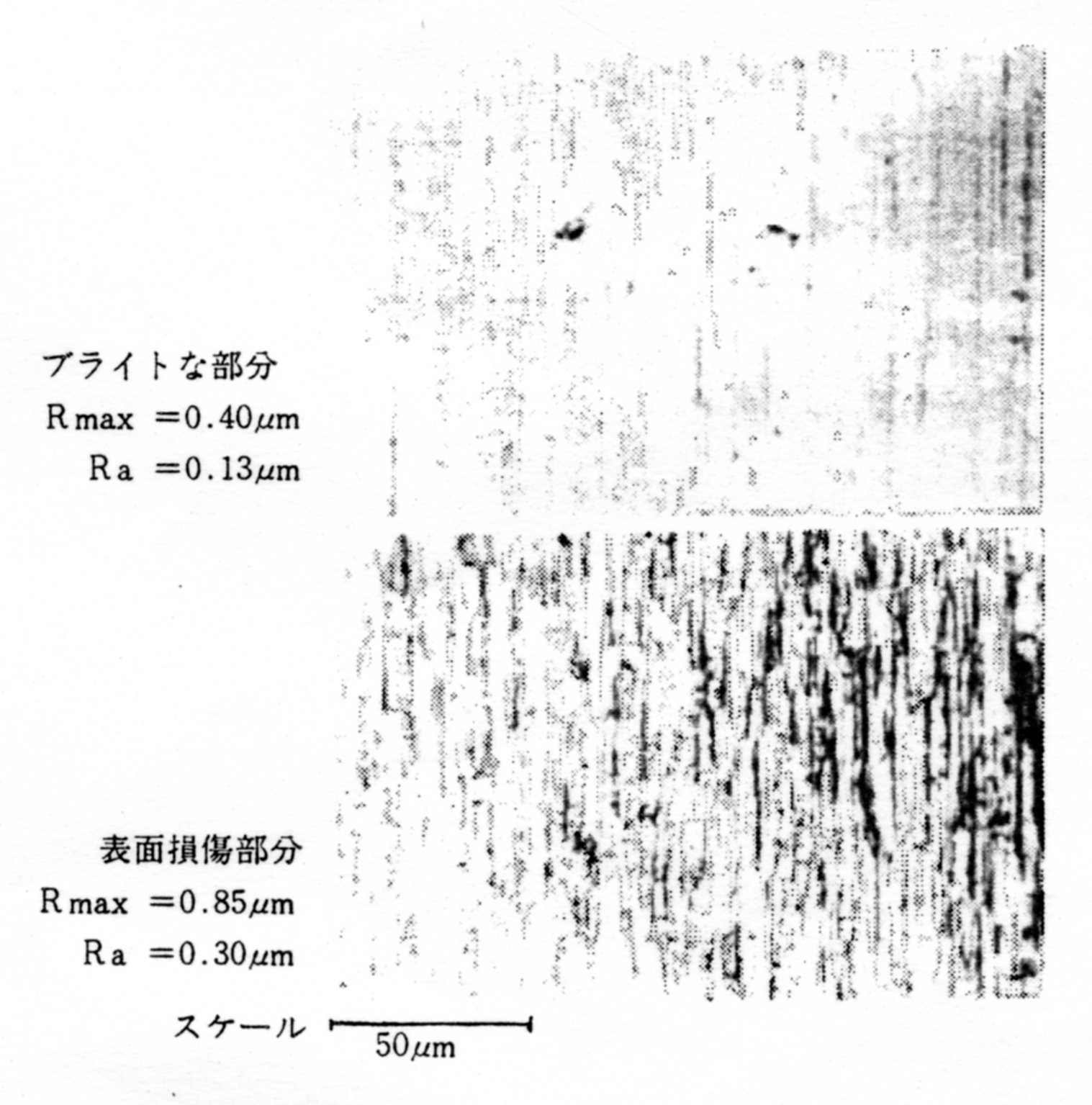 SUS430，圧延後のコイル顕微鏡写真