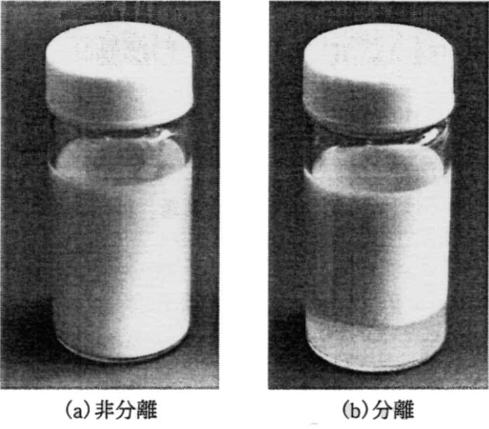 作動油との混合によって発生する現象