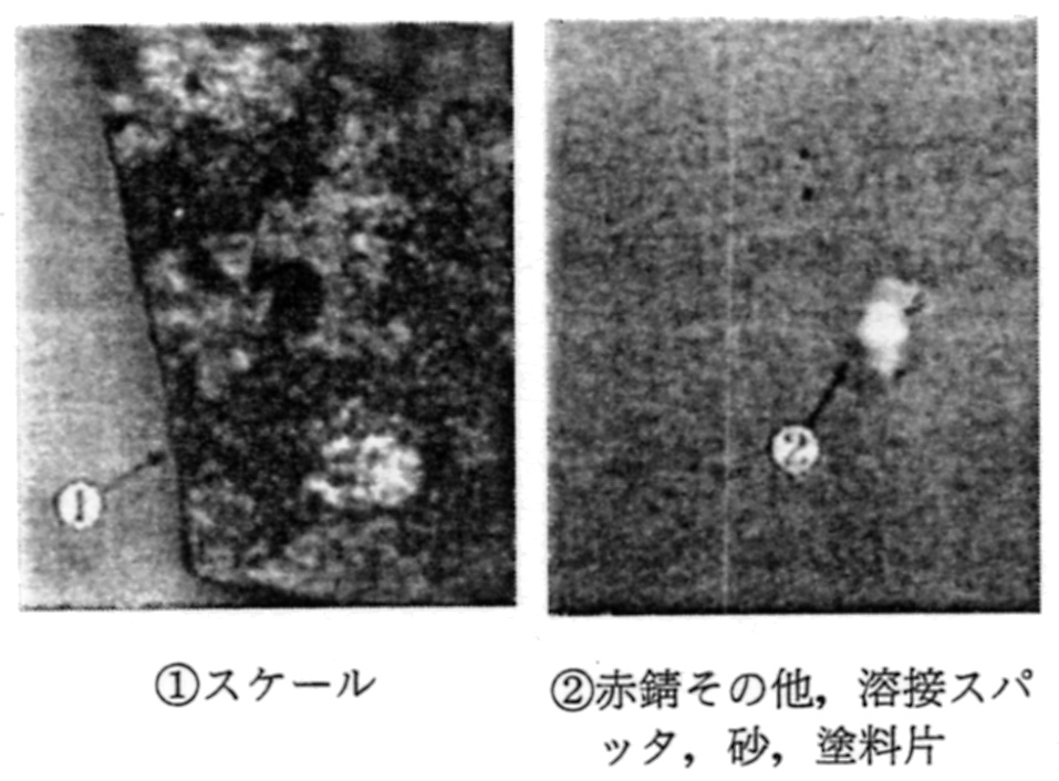 ラインフィルタのゴミの形態