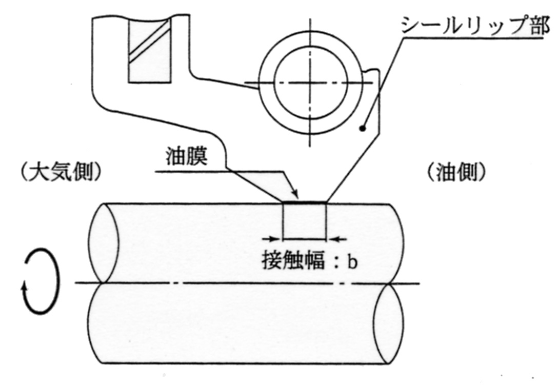 オイルシールのしゅう動状態