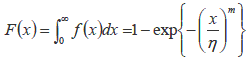 累積分布関数 F（x）