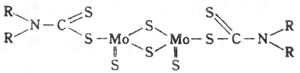 Mo-ジアルキルジチオカルバメート