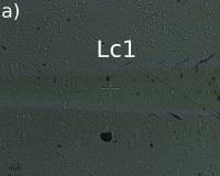 図5a)第一臨界負荷Lc1-サイドクラック