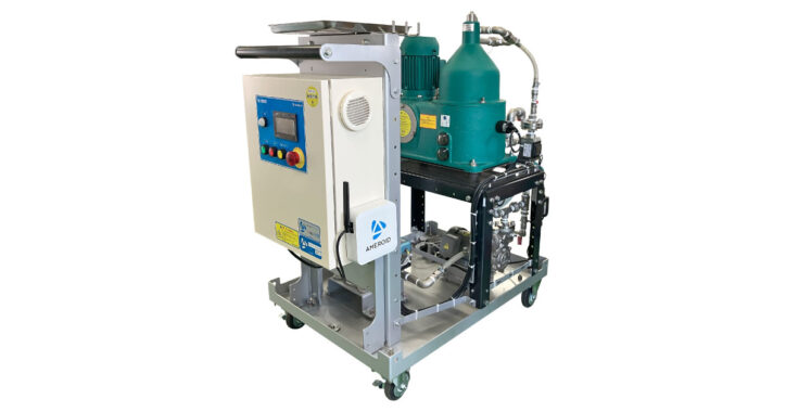 遠心脱油機 WF型 | 水溶液用 高速遠心脱油機 | アメロイド